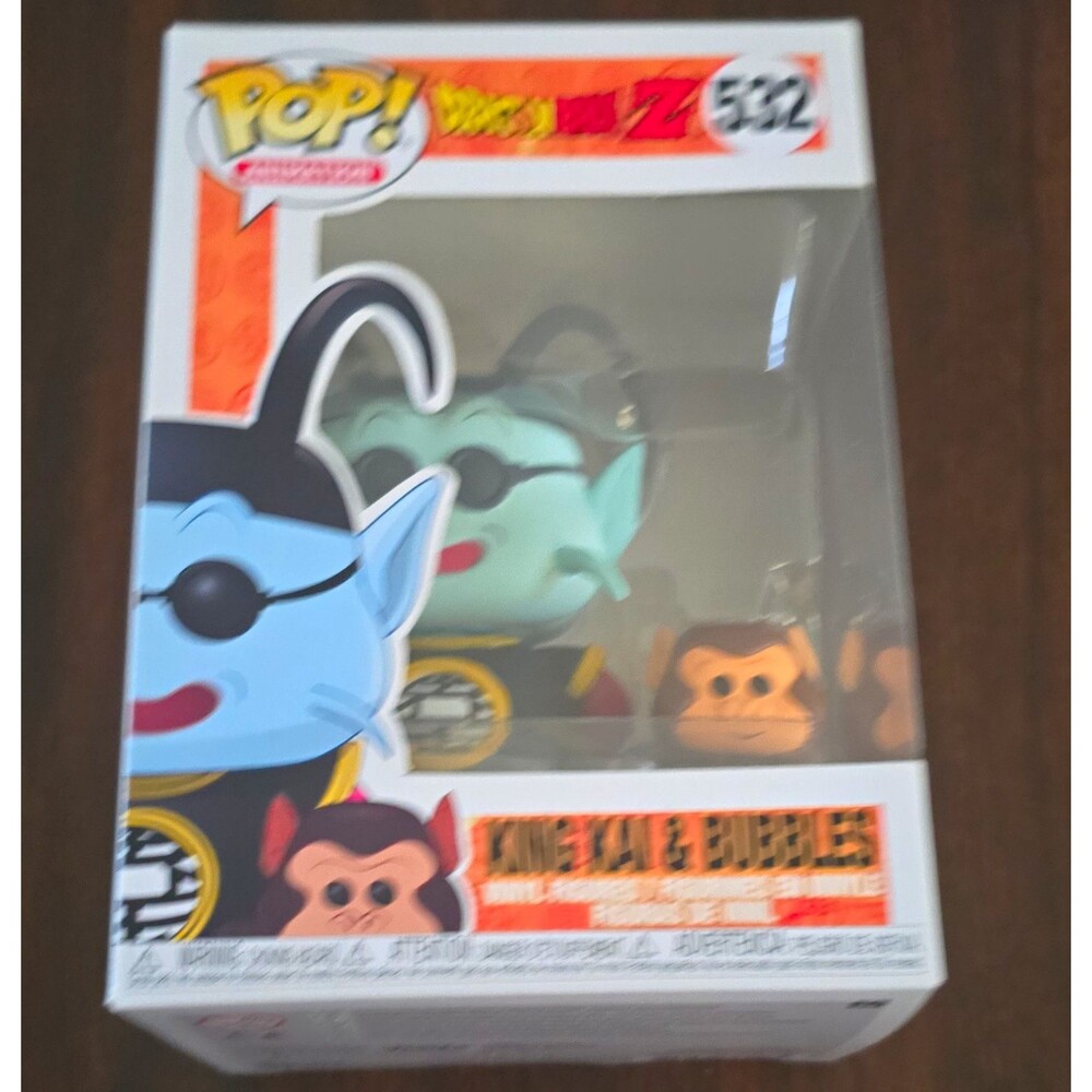 Funko Pop! Animation Dragon Ball Z King Kai & Bubbles #532 Vinyl Figure